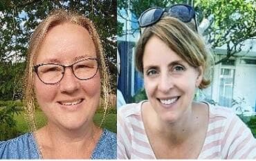 Portretfoto's van Karin Rensen en Danielle Urlings