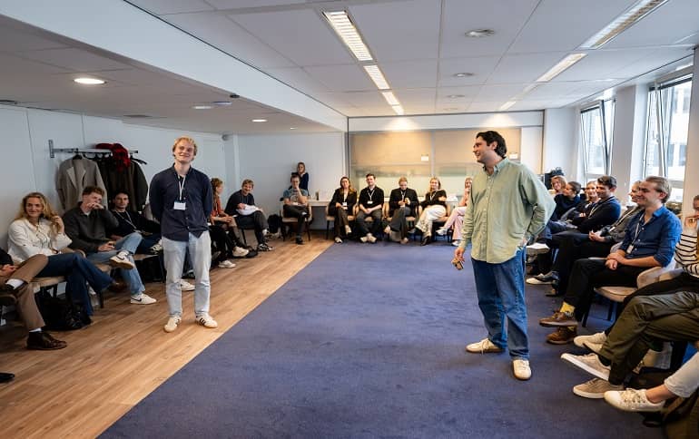 Sfeerimpressie tijdens de bootcamp