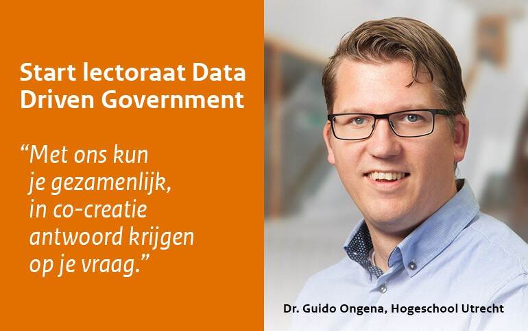 Start lectoraat Data Driven Government: 'Met ons kun je gezamelijk, in co-creatie antwoord krijgen op je vraag'