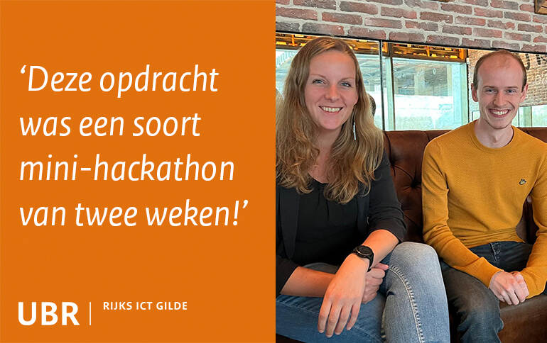 Joke Kalter en Lars Killaars: 'Deze opdracht was een soort mini-hackathon van twee weken!'